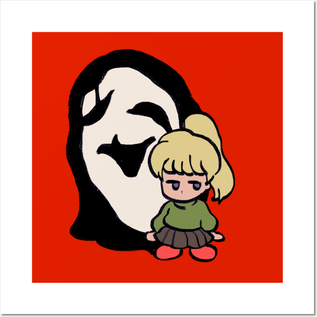 poniko and uboa / yume nikki Wall Art by mudwizard